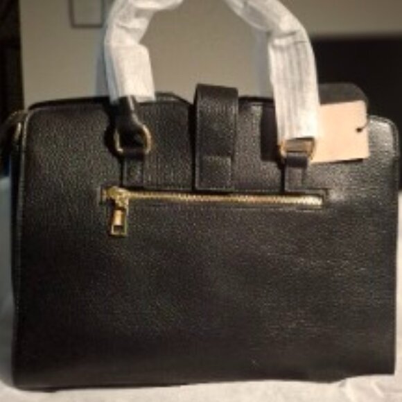 Natural Leather Shoulder Bag with Crossbody Strap NWT - Picture 3 of 8